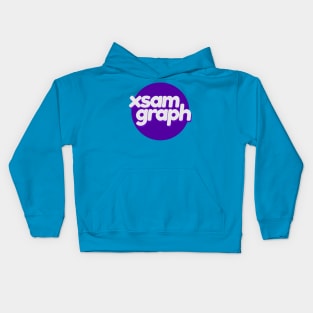 xsamgraph typography modern Kids Hoodie